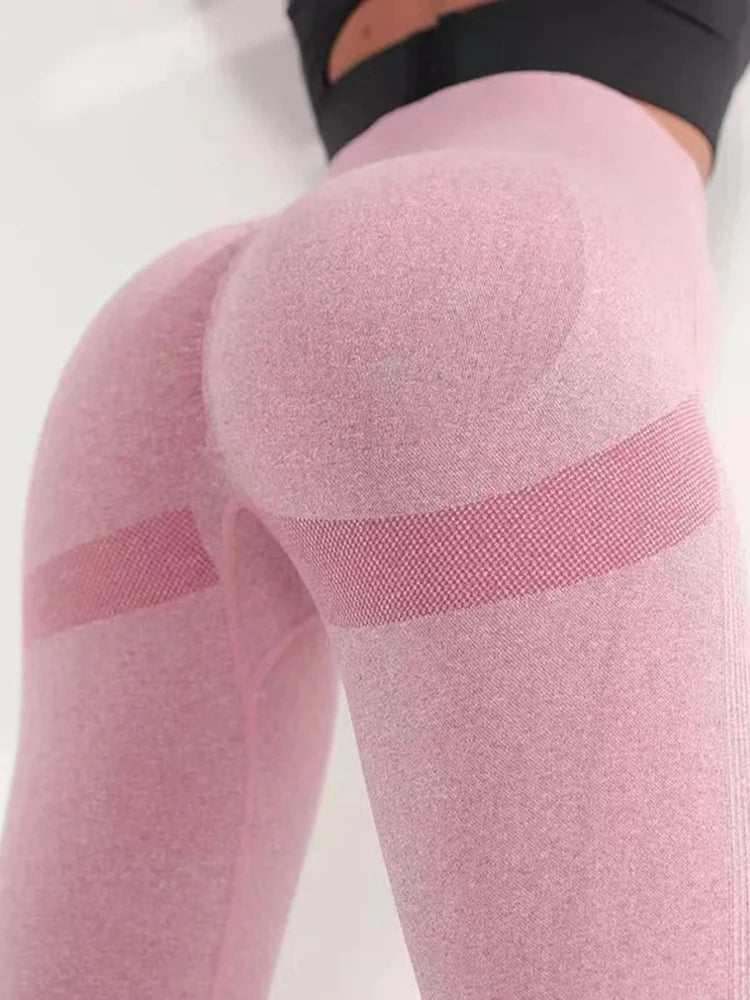 Gradient High Waist Leggings for Women – Workout Jogging Push Up