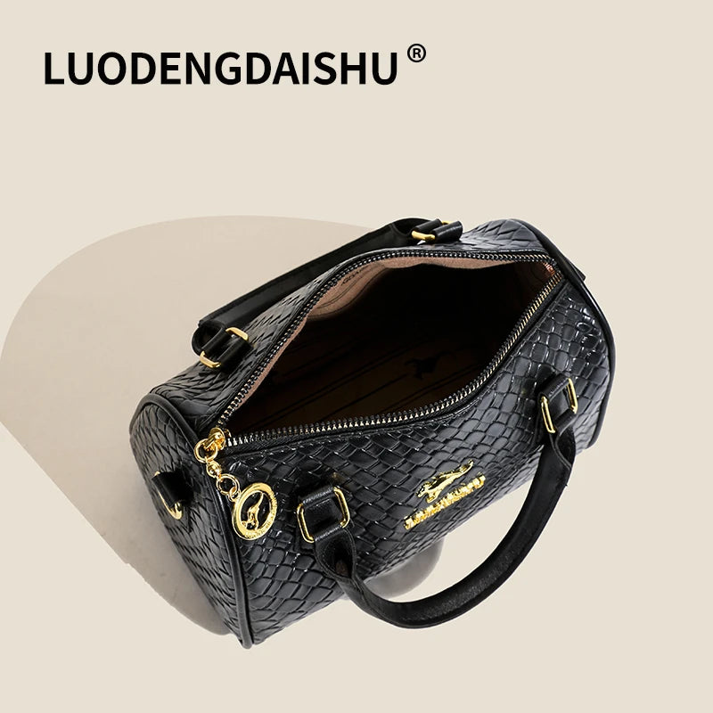 Women's PU Leather Shoulder Bag – Vintage Style, Crossbody, Large Capacity