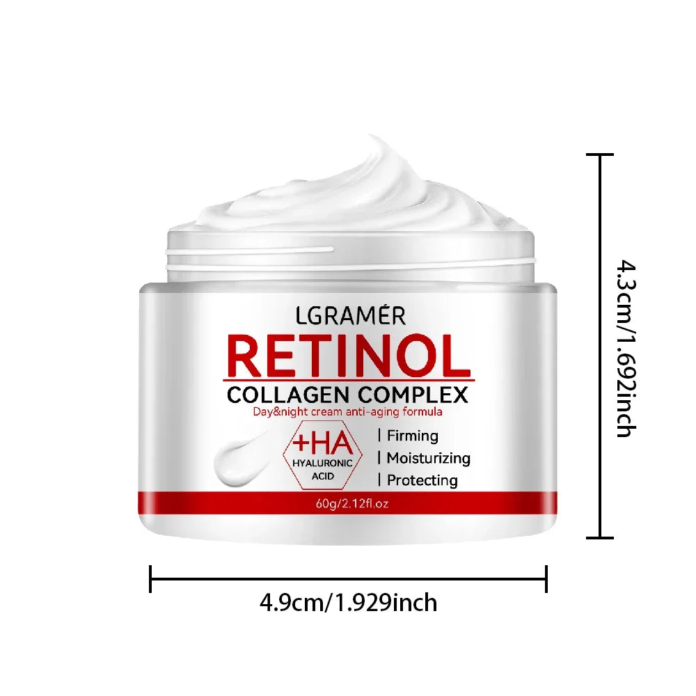 Anti-Aging Retinol Face Cream – Collagen Moisturizer for Wrinkles & Brightening