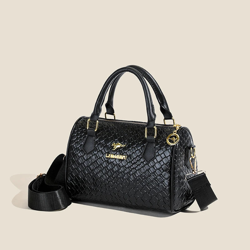 Women's PU Leather Shoulder Bag – Vintage Style, Crossbody, Large Capacity