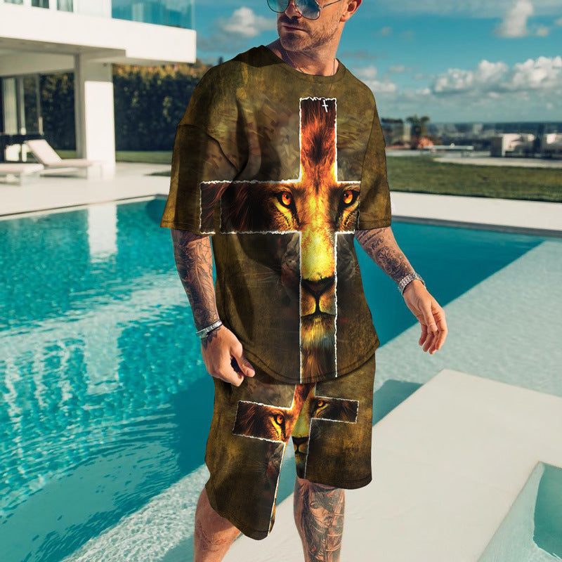 Men’s Sportswear 2-Piece Set T-Shirt & Shorts