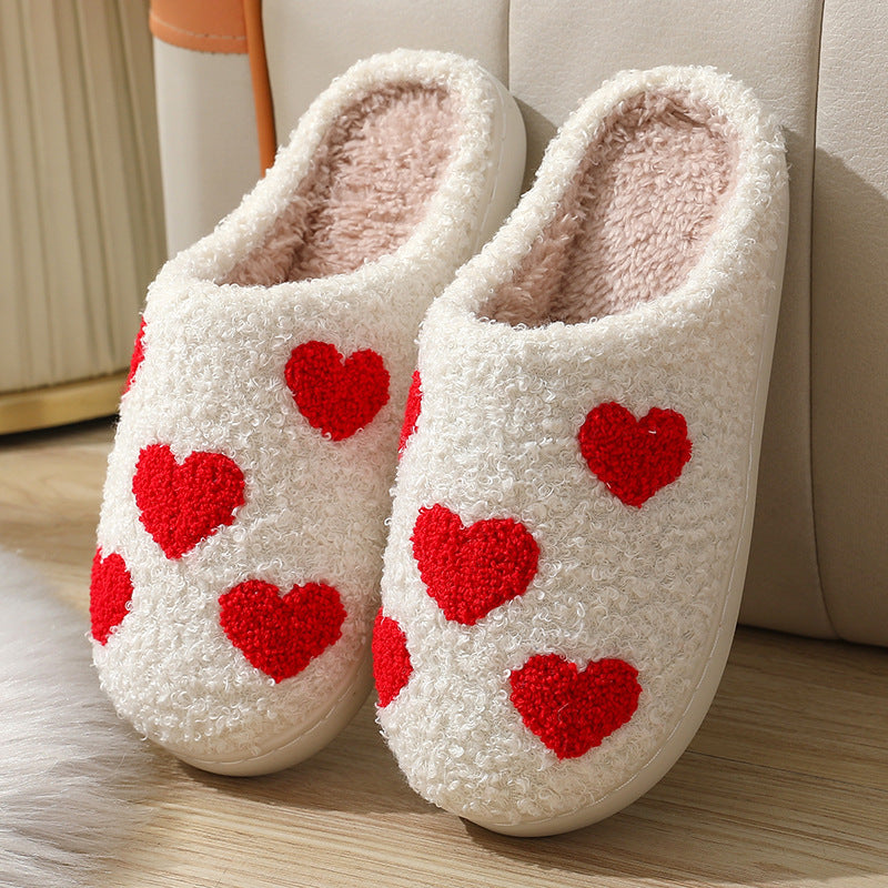 Women's Home Slippers Fashion Plush House Shoes