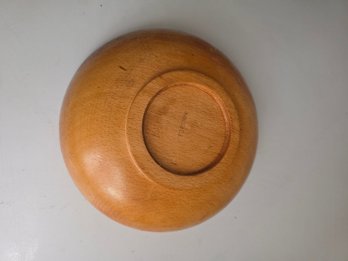 Decorative Wood Bowl Green & Gold | Home Décor Gift | Handmade Resin | AlyTrend Studio